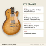 Gibson Les Paul Studio Session Electric Guitar Honey Burst at a glance body neck fingerboard frets