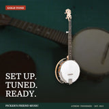 Gold Tone CC-100R Cripple Creek 5-String Resonator Banjo from Picker's Friend Music in Athens Tennessee