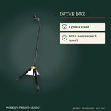 What is in the box with Hercules GS414B PLUS Auto Grip System Single Guitar Stand