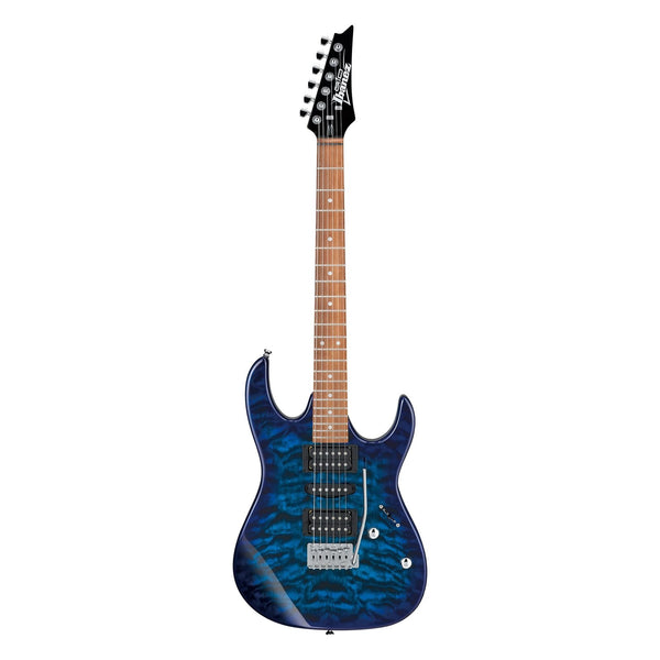 Ibanez GIO GRX70QA Electric Guitar Transparent Blue Burst