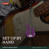 Ibanez GSRM20 Mikro Short-Scale Bass Guitar Metallic Purple from Picker's Friend Music in Athens Tennessee