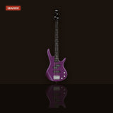 Ibanez GSRM20 Mikro Short-Scale Bass Guitar Metallic Purple studio shot