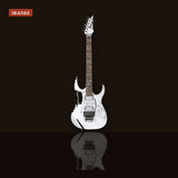 Ibanez JEMJR Steve Vai Signature Electric Guitar White studio shot