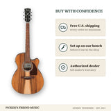Free shipping and authorized dealer warranty for Ibanez PC50WSCE Grand Concert Acoustic-Electric Guitar Open Pore Brown