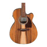 Ibanez PC50WSCE Grand Concert Acoustic-Electric Guitar Open Pore Brown detail view