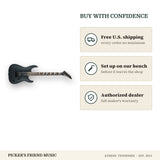 Free shipping and authorized dealer warranty for Jackson JS22 DKA Dinky Arch Top Electric Guitar Satin Black