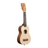 Kala KA-15S-S Satin Spruce Top Mahogany Soprano Ukulele detail view