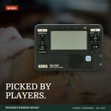 Korg TM-70T Tuner and Metronome Black from Picker's Friend Music in Athens Tennessee