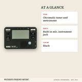 Korg TM-70T Tuner and Metronome Black at a glance type input color