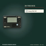 What is in the box with Korg TM-70T Tuner and Metronome Black