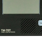 Korg TM-70T Tuner and Metronome Black close-up detail