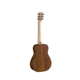 Martin LXK2 Little Martin Koa Pattern Acoustic Guitar with Gig Bag on white background