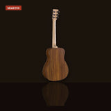 Martin LXK2 Little Martin Koa Pattern Acoustic Guitar with Gig Bag studio shot