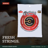 Martin MA540T Authentic Acoustic Lifespan 2.0 Treated Phosphor Bronze Guitar Strings Light 12-54 from Picker's Friend Music in Athens Tennessee