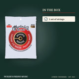 What is in the box with Martin MA540T Authentic Acoustic Lifespan 2.0 Treated Phosphor Bronze Guitar Strings Light 12-54