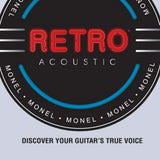 Martin MM12 Retro Monel Acoustic Guitar Strings Light 12-54 close-up detail