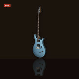 PRS SE CE24 Standard Satin Electric Guitar Ice Blue Metallic studio shot