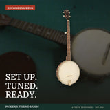 Recording King Dirty 30s 5-String Open Back Banjo from Picker's Friend Music in Athens Tennessee