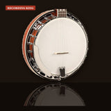 Recording King RK-R20 Songster 5-String Resonator Banjo studio shot
