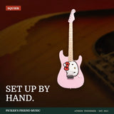 Squier Limited Edition Hello Kitty Stratocaster Electric Guitar Pink from Picker's Friend Music in Athens Tennessee