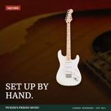Squier Sonic Stratocaster HT Electric Guitar Arctic White from Picker's Friend Music in Athens Tennessee
