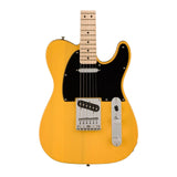 Squier Sonic Telecaster Electric Guitar Butterscotch Blonde detail view