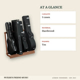 String Swing CC29 Folding Guitar Case Rack Ash at a glance capacity material folding