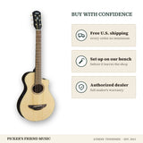 Free shipping and authorized dealer warranty for Yamaha APXT2 3/4-Size Thinline Acoustic-Electric Guitar with Gig Bag Natural