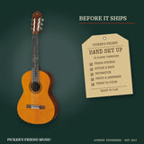 Yamaha CGS102AII 1/2-Size Classical Guitar Natural hand set up in Athens Tennessee before it ships