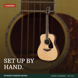Yamaha FG830 Dreadnought Acoustic Guitar Natural from Picker's Friend Music in Athens Tennessee