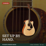 Yamaha FGX800C Dreadnought Cutaway Acoustic-Electric Guitar Natural from Picker's Friend Music in Athens Tennessee