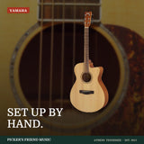 Yamaha FS400C Concert Cutaway Acoustic Guitar Natural Satin from Picker's Friend Music in Athens Tennessee