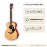 Free shipping and authorized dealer warranty for Yamaha FS800J Concert Acoustic Guitar Natural