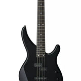 Yamaha TRBX174 4-String Electric Bass Guitar Black close-up detail